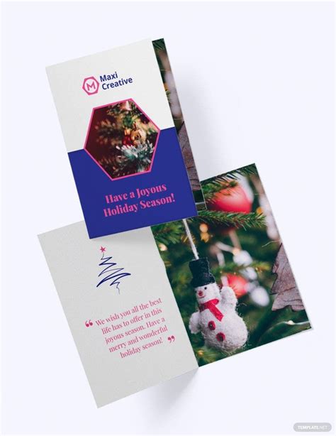 greeting card indesign template